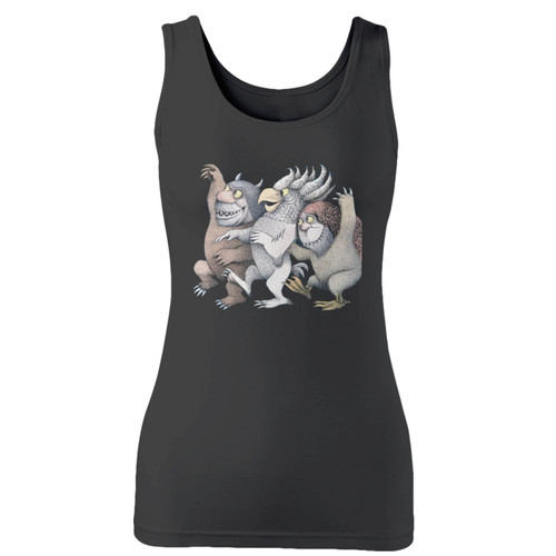 High quality print of this slim fit where the wild things are 2 women tank top will turn heads. And bystanders won't be disappointed - the racerback cut looks good one any woman's shoulders.