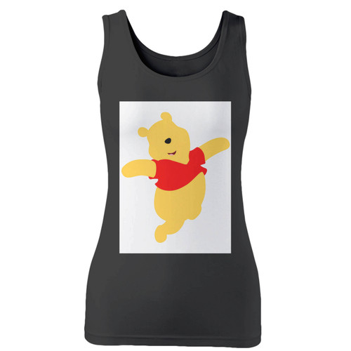 High quality print of this slim fit winnie the pooh disney women tank top will turn heads. And bystanders won't be disappointed - the racerback cut looks good one any woman's shoulders.