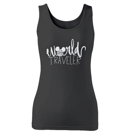 High quality print of this slim fit world traveler women tank top will turn heads. And bystanders won't be disappointed - the racerback cut looks good one any woman's shoulders.