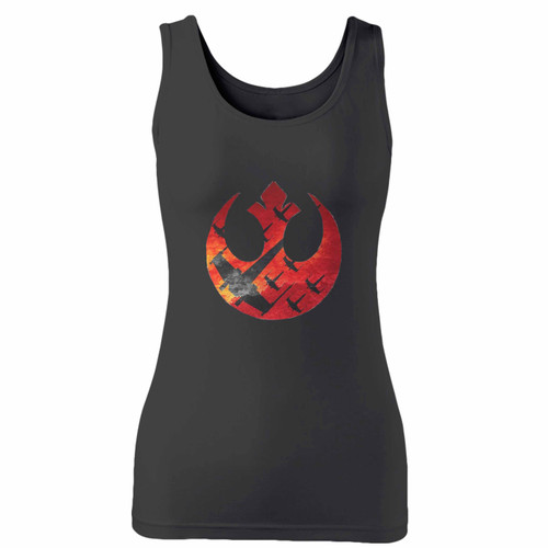 High quality print of this slim fit wraith squadron art women tank top will turn heads. And bystanders won't be disappointed - the racerback cut looks good one any woman's shoulders. High quality print of this slim fit wraith squadron art women tank top will turn heads. And bystanders won't be disappointed - the racerback cut looks good one any woman's shoulders.