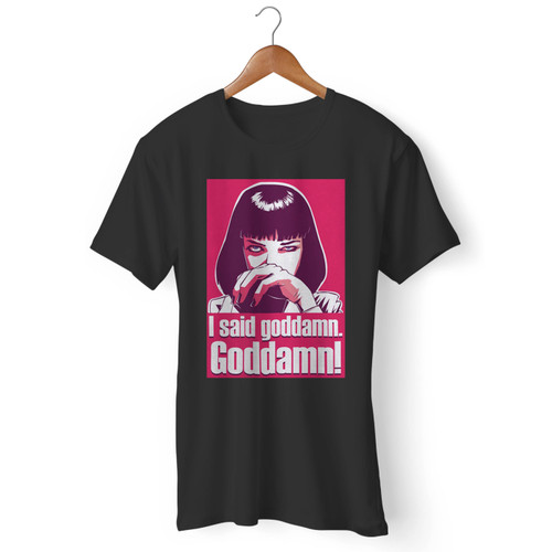 Pulp Fiction Mia Wallace 2 Men T Shirt