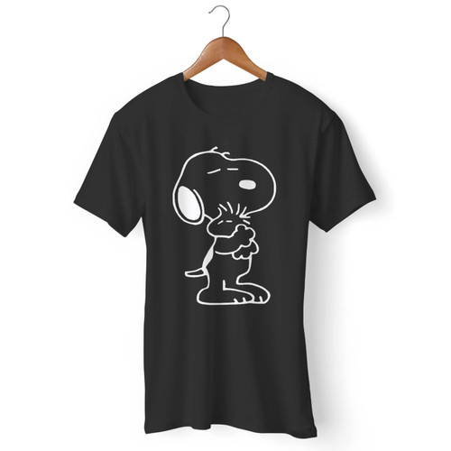 Snoopy Dog Peanuts Charlie Brown Hug Men T Shirt