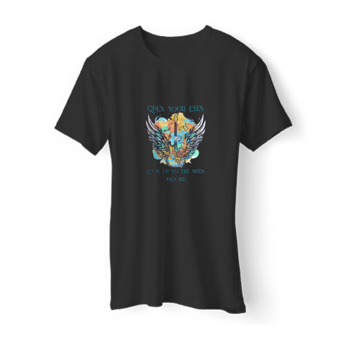 Open Your Eyes Look Up To The Skies And See Signature Queen Band Men T Shirt