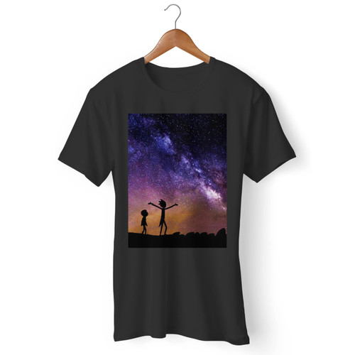 Rick And Morty In The Galaxy Men T Shirt