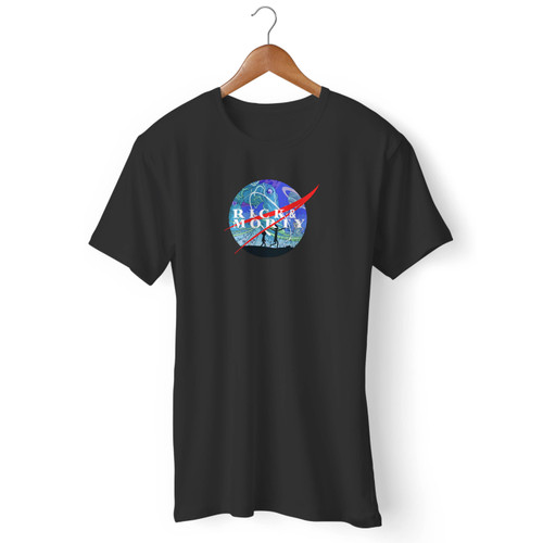 Rick And Morty Nasa Men T Shirt