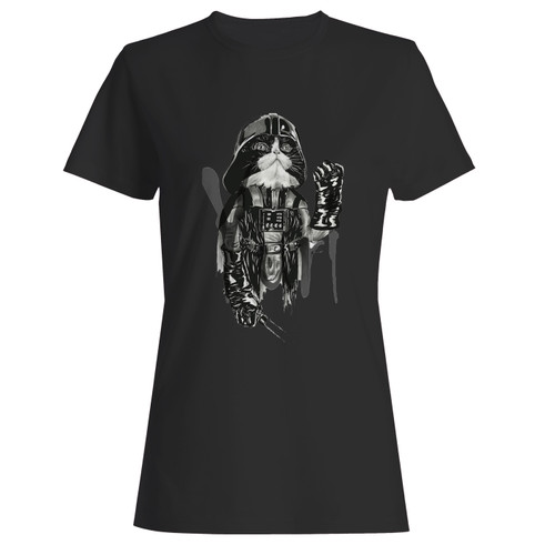 These are cat vader kitten darth vader women t shirt that are cute tied to the side or paired with a cardigan or jacket for a more styled look. So comfy and classic, they are sure to make your vacation extra magical.