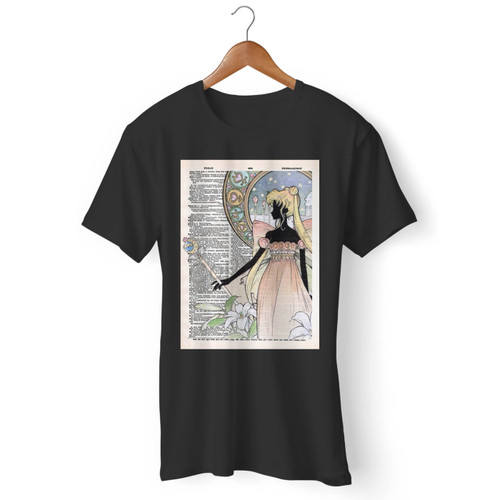 Sailor Moon Night Dictionary Art Men T Shirt