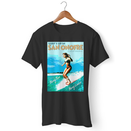 San Onofre California Surfing Men T Shirt
