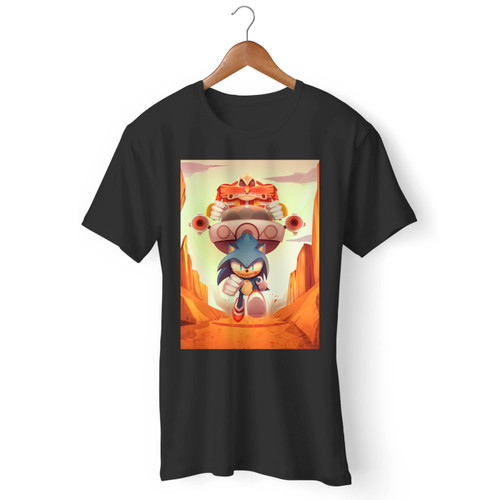 Sonic Sega Game Art Men T Shirt
