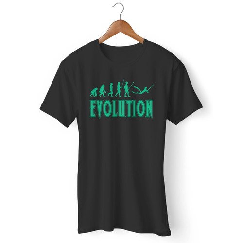 Spearfishing Evolution Of A Diver Snorkeling Men T Shirt