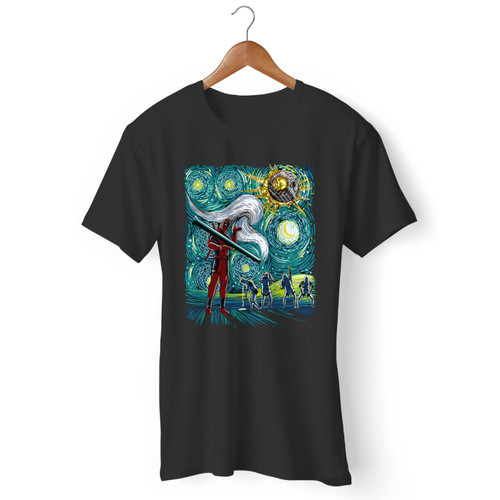 Starry Nightt Van Gogh Deadpool Star Wars Men T Shirt