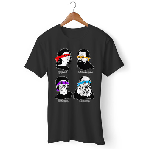Teenage Mutant Ninja Turtles Leonardo Da Vinci Men T Shirt