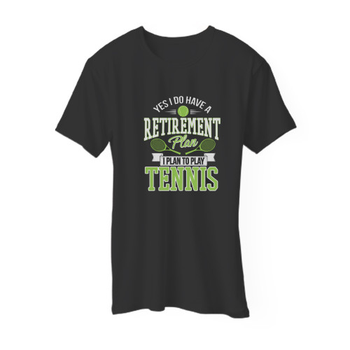 Tennis Lover Tennis Happy Retirement Gift Men T Shirt