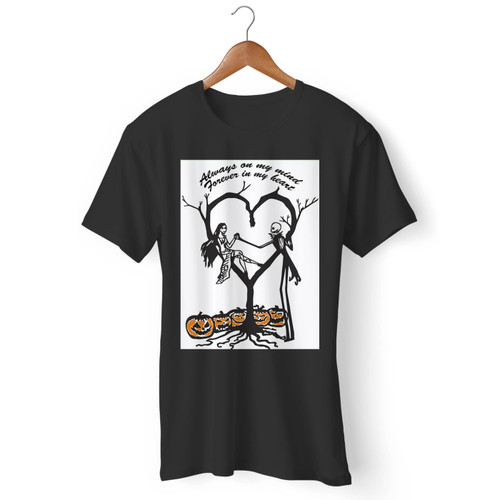 The Nightmare Before Christmas Jack And Sally Inspired Men T Shirt