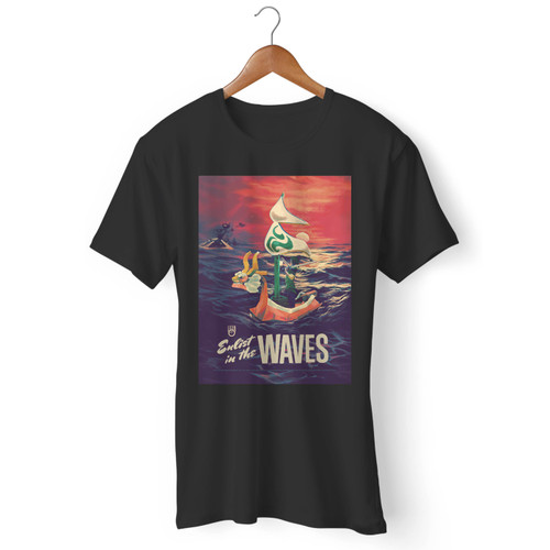The Waves Men T Shirt