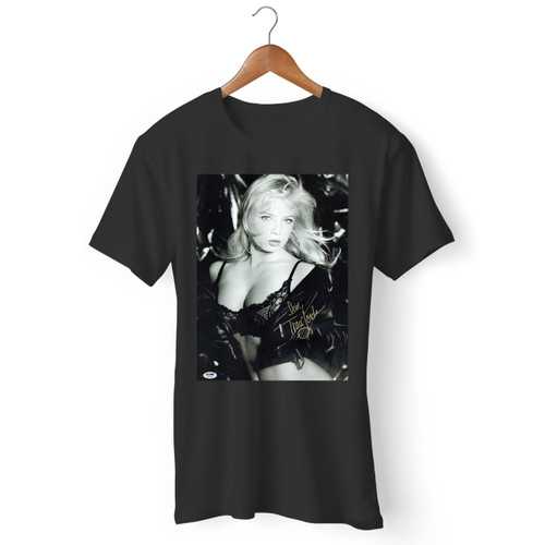Traci Lords Signed Sexy Calendar Shoot Men T Shirt