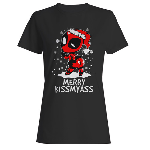 These are deadpool merry kissmyass women t shirt that are cute tied to the side or paired with a cardigan or jacket for a more styled look. So comfy and classic, they are sure to make your vacation extra magical.