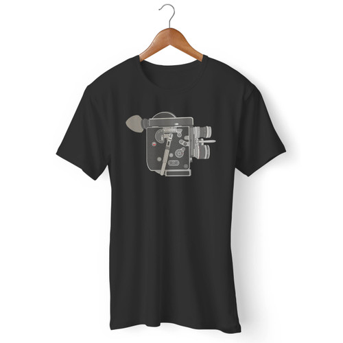 Vintage Movie Camera 70S Men T Shirt