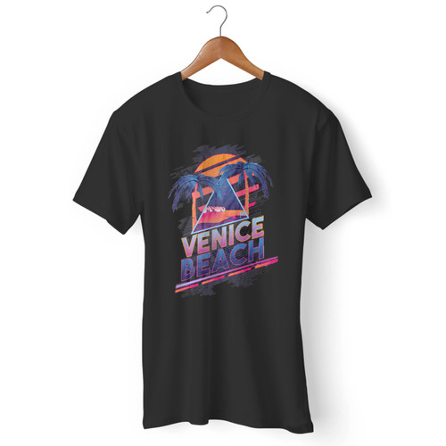 Vintage Retro 80S Venice Beach Men T Shirt