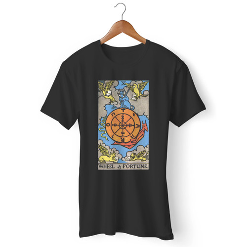 Wheel Of Fortune Tarot Card Men T Shirt