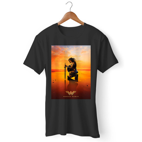 Wonder Woman Warrior Girl Men T Shirt