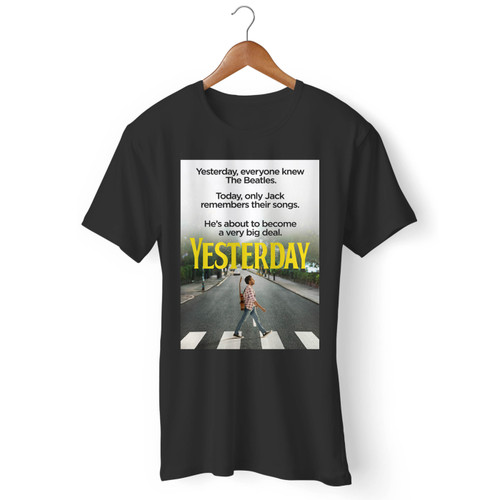 Yesterday Movie Cover Men T Shirt