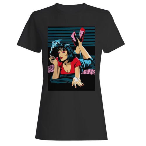 These are pulp fiction movie women t shirt that are cute tied to the side or paired with a cardigan or jacket for a more styled look. So comfy and classic, they are sure to make your vacation extra magical.