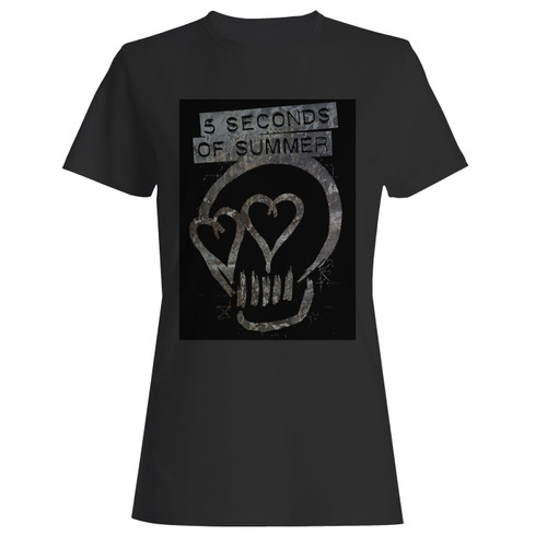 These are silver print heartskull women t shirt that are cute tied to the side or paired with a cardigan or jacket for a more styled look. So comfy and classic, they are sure to make your vacation extra magical.