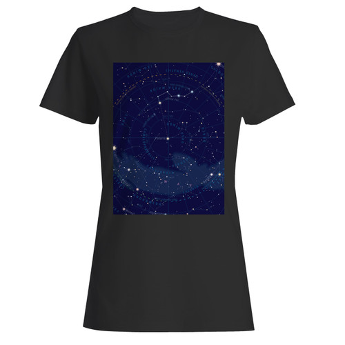 These are night sky map women t shirt that are cute tied to the side or paired with a cardigan or jacket for a more styled look. So comfy and classic, they are sure to make your vacation extra magical.