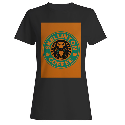 These are nightmare before christmas skellington coffee women t shirt that are cute tied to the side or paired with a cardigan or jacket for a more styled look. So comfy and classic, they are sure to make your vacation extra magical.