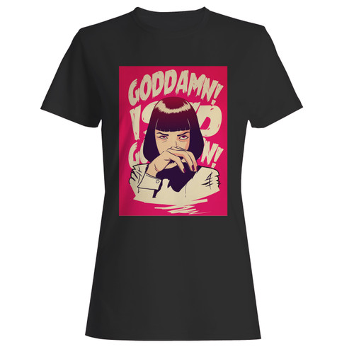 These are pulp fiction mia wallace women t shirt that are cute tied to the side or paired with a cardigan or jacket for a more styled look. So comfy and classic, they are sure to make your vacation extra magical.