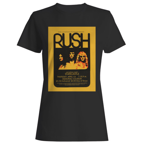 These are rush band sunshine promotions women t shirt that are cute tied to the side or paired with a cardigan or jacket for a more styled look. So comfy and classic, they are sure to make your vacation extra magical.