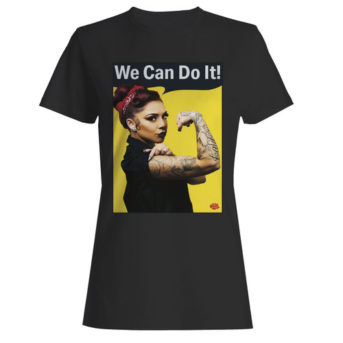 These are salice rose we can do it women t shirt that are cute tied to the side or paired with a cardigan or jacket for a more styled look. So comfy and classic, they are sure to make your vacation extra magical.