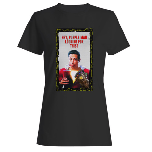 These are shazam movie parody women t shirt that are cute tied to the side or paired with a cardigan or jacket for a more styled look. So comfy and classic, they are sure to make your vacation extra magical.