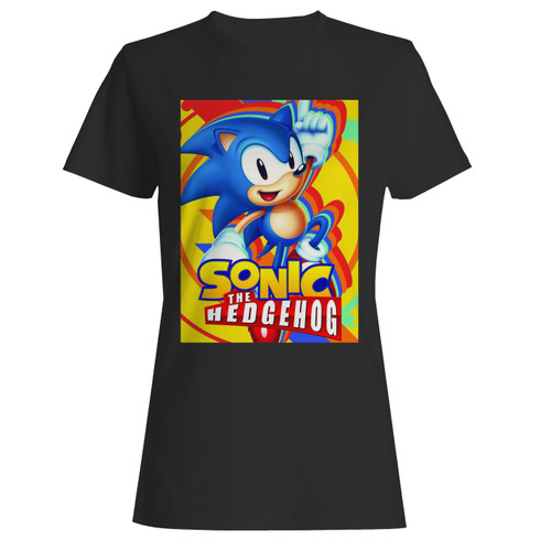 These are sonic the hedgehog art inspired women t shirt that are cute tied to the side or paired with a cardigan or jacket for a more styled look. So comfy and classic, they are sure to make your vacation extra magical.