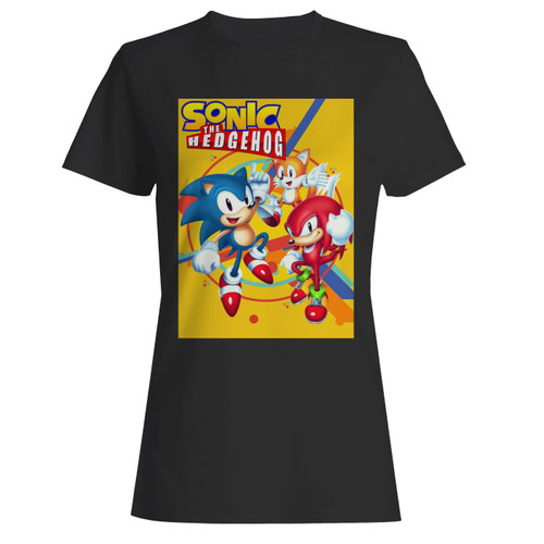 These are sonic the hedgehog logo women t shirt that are cute tied to the side or paired with a cardigan or jacket for a more styled look. So comfy and classic, they are sure to make your vacation extra magical.