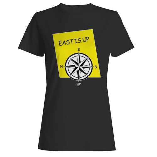 These are east is up compass women t shirt that are cute tied to the side or paired with a cardigan or jacket for a more styled look. So comfy and classic, they are sure to make your vacation extra magical.