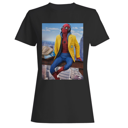 These are spider man listening to music women t shirt that are cute tied to the side or paired with a cardigan or jacket for a more styled look. So comfy and classic, they are sure to make your vacation extra magical.