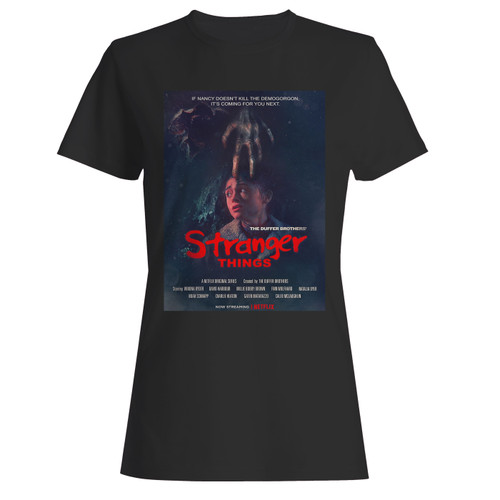 These are stranger things new movie women t shirt that are cute tied to the side or paired with a cardigan or jacket for a more styled look. So comfy and classic, they are sure to make your vacation extra magical.