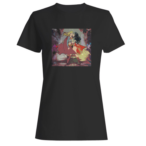 These are superwoman wonder woman kiss women t shirt that are cute tied to the side or paired with a cardigan or jacket for a more styled look. So comfy and classic, they are sure to make your vacation extra magical.