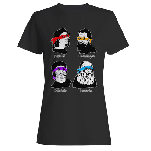 These are teenage mutant ninja turtles leonardo da vinci women t shirt that are cute tied to the side or paired with a cardigan or jacket for a more styled look. So comfy and classic, they are sure to make your vacation extra magical.
