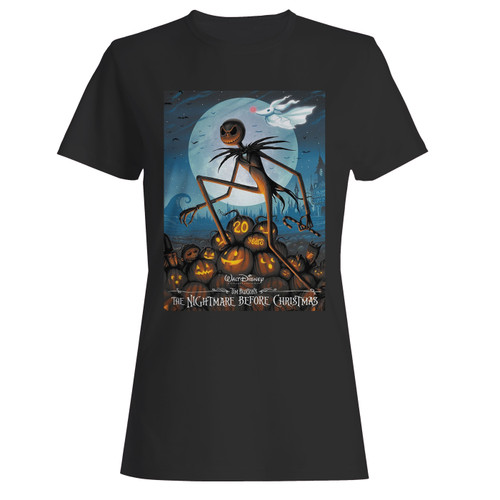 These are the nightmare before christmas image art women t shirt that are cute tied to the side or paired with a cardigan or jacket for a more styled look. So comfy and classic, they are sure to make your vacation extra magical.