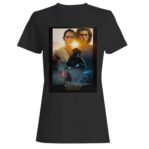 These are the rise of skywalker inspired women t shirt that are cute tied to the side or paired with a cardigan or jacket for a more styled look. So comfy and classic, they are sure to make your vacation extra magical.