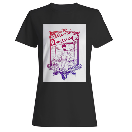 These are this is america, childish gambino women t shirt that are cute tied to the side or paired with a cardigan or jacket for a more styled look. So comfy and classic, they are sure to make your vacation extra magical.