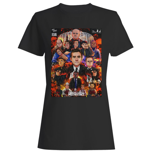 These are threat level midnight 1 women t shirt that are cute tied to the side or paired with a cardigan or jacket for a more styled look. So comfy and classic, they are sure to make your vacation extra magical.