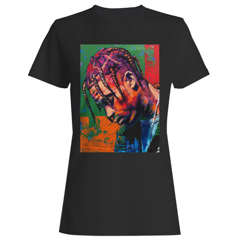 These are travis scott acrylic women t shirt that are cute tied to the side or paired with a cardigan or jacket for a more styled look. So comfy and classic, they are sure to make your vacation extra magical.