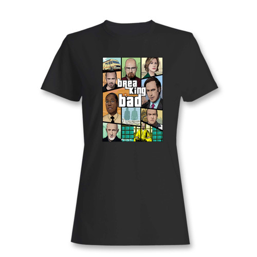 These are tribute to breaking bad cover women t shirt that are cute tied to the side or paired with a cardigan or jacket for a more styled look. So comfy and classic, they are sure to make your vacation extra magical.