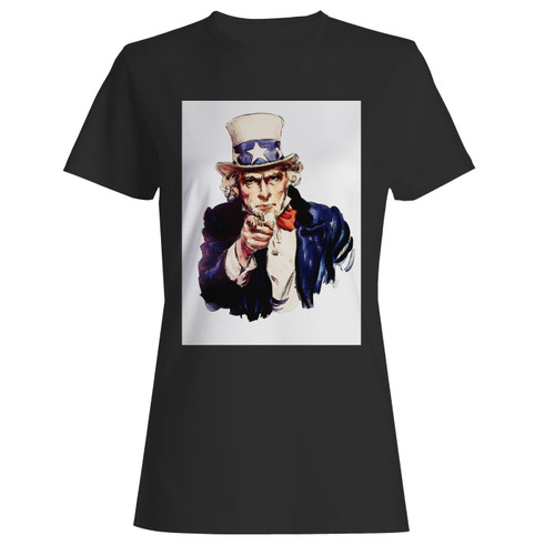 These are uncle sam women t shirt that are cute tied to the side or paired with a cardigan or jacket for a more styled look. So comfy and classic, they are sure to make your vacation extra magical.