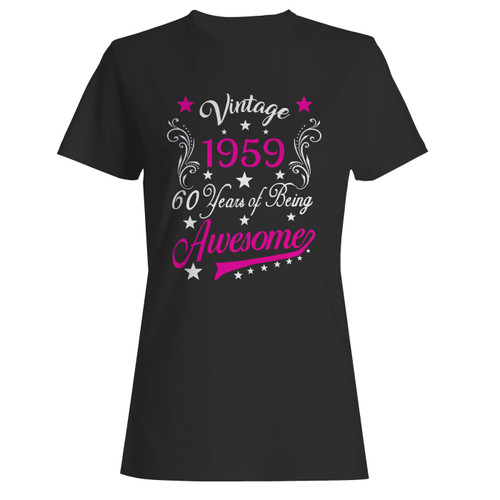 These are vintage 1959 women t shirt that are cute tied to the side or paired with a cardigan or jacket for a more styled look. So comfy and classic, they are sure to make your vacation extra magical.
