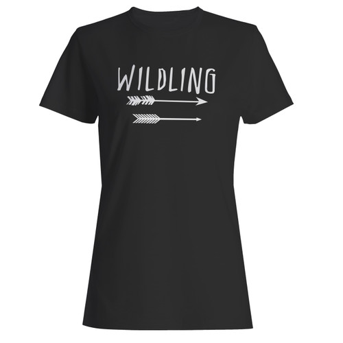 These are wildling and arrows women t shirt that are cute tied to the side or paired with a cardigan or jacket for a more styled look. So comfy and classic, they are sure to make your vacation extra magical.